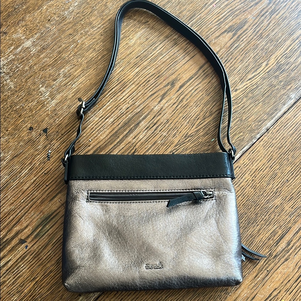 The Sak Sanibel Metallic Multi Leather Mini Crossbody Bag